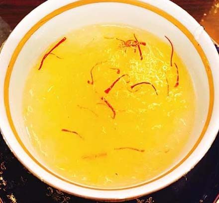 Cach Lam Yen Chung Saffron An Than Cho Ba Bau